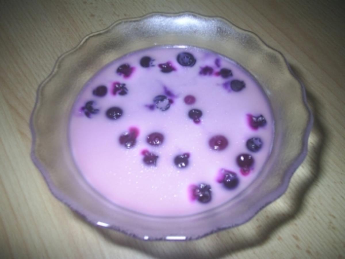 Bilder für Dessert - Heidelbeer-Panna Cotta - Rezept