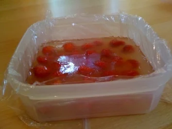 Zitronengras Gelee mit Erdberen an Kokosschaum - Rezept - Bild Nr. 3