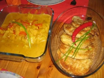 Kokosschnitzel an fruchtigem Ananas-Paprikagemüse - Rezept - Bild Nr. 16