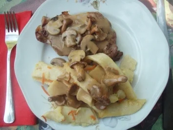 2 X 200 Gramm Kalbsteak a la Eva - Rezept