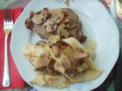 Rezept: 2 X 200 Gramm Kalbsteak a la Eva 2 X 200 Gramm Kalbsteak a la Eva - Rezept