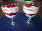 Nachspeise-Ouarkcreme mit Johannisbeeren - Rezept