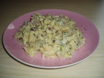 Eier- bzw. Käsenockerl - Rezept