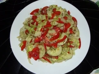 Mein  köstlicher Abendsalat mit Garnelen - Rezept - Bild Nr. 4