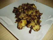 Blunzngröstl (Blutwurst) - Rezept