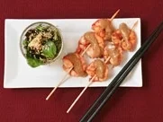 Rezept: Gambas mit Erdnuss-Soße Gambas mit Erdnuss-Soße - Rezept