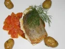 Kross gebratenes Doradenfilet mit Safrantomaten in Chorizosud (Thorsten) - Rezept