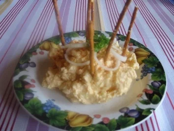 Gerupfter Käse - Rezept