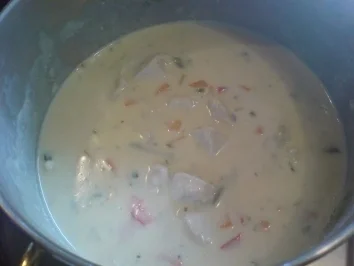 Hühnerfrikassee - schnell gemacht - Rezept