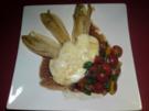 Gebratener Morzarella auf Chicoree - Rezept
