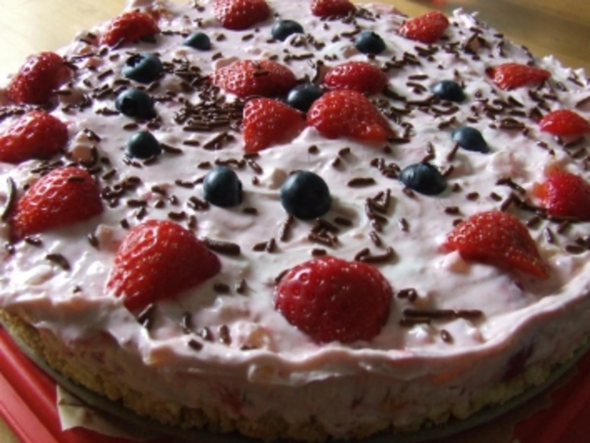 Beeren-Frischkäse-Torte - Rezept - Bild Nr. 2
