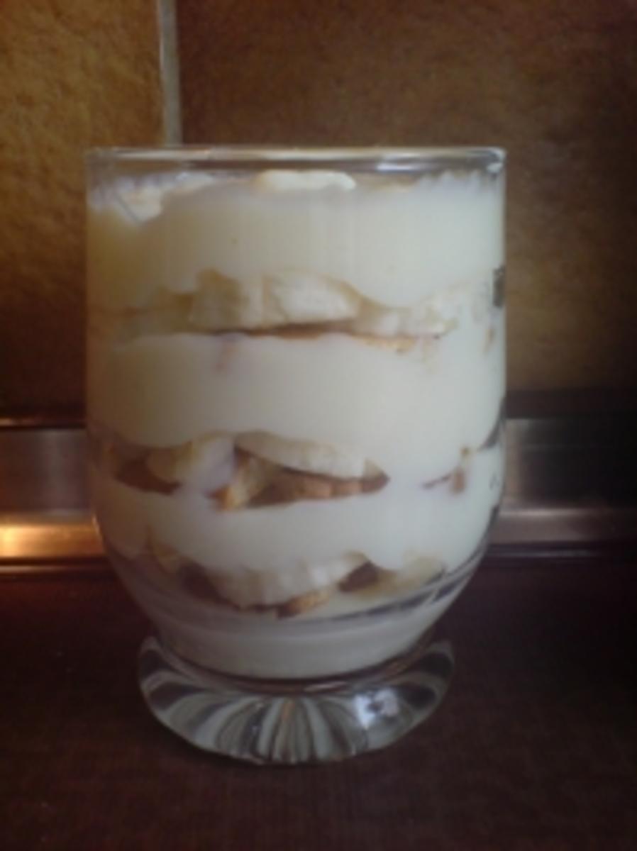 Dessert "Banana Pudding" - Rezept