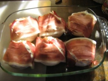 Rezept: Champignon gefüllt im Speckmantel Bild Nr. 9 Champignon gefüllt im Speckmantel - Rezept - Bild Nr. 9