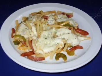 Linda´s Nudel-Spaß mit Basilikum-Mozzarella - Rezept