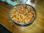 Apfel- Cranberry- Bienenstichkuchen - Rezept