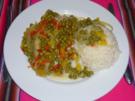 Fischgericht - Pescado sudado - Rezept
