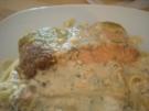 HAUPTGANG- "Lachs- Gratin mit Bandnudeln" - Rezept