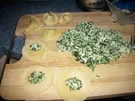 Ravioli mit Spinat-Mozzarella-Füllung - Rezept