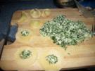 Ravioli mit Spinat-Mozzarella-Füllung - Rezept