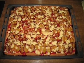 Rezept: Zwetschgenkuchen mit Streusel Bild Nr. 2 Zwetschgenkuchen mit Streusel - Rezept - Bild Nr. 2