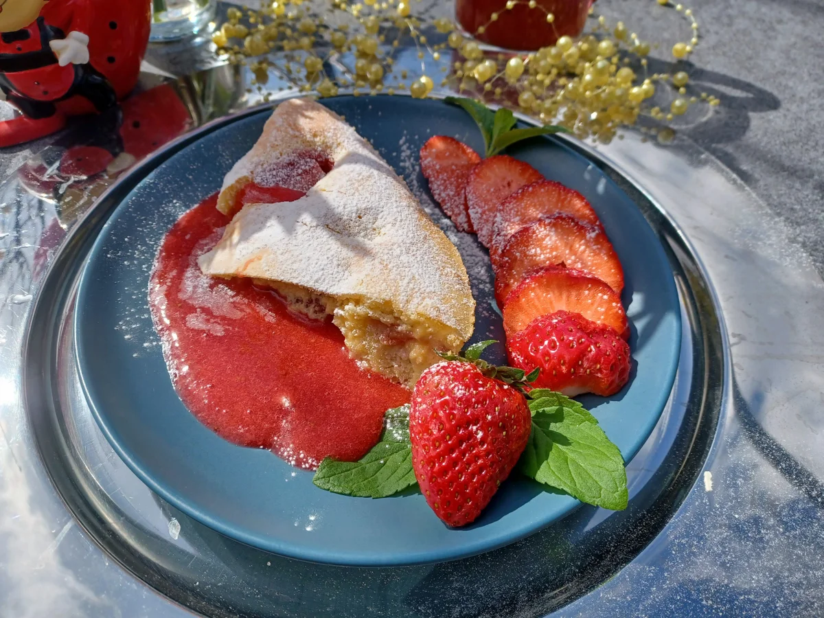 Rezept: Himbeer-Auflauf mit Fruchtsoße Bild Nr. 15684 Himbeer-Auflauf mit Fruchtsoße - Rezept - Bild Nr. 15684