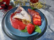 Rezept: Himbeer-Auflauf mit Fruchtsoße Bild Nr. 15684 Himbeer-Auflauf mit Fruchtsoße - Rezept - Bild Nr. 15684