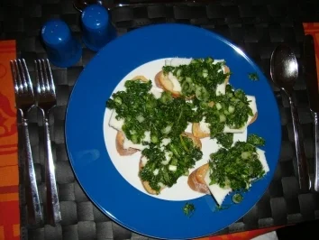 Rezept: Crostini mit Ziegenkäse Crostini mit Ziegenkäse - Rezept