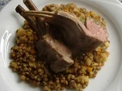 Lammcarree auf Balsamicolinsen - Rezept