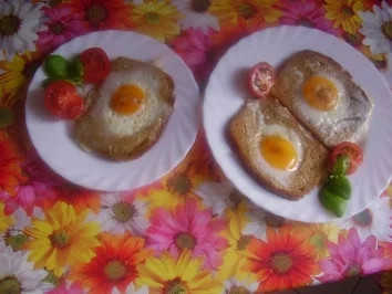 Spiegeleierbrote - Rezept