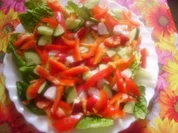 Rezept: Salat mit Orangen-Mango-Dressing Salat mit Orangen-Mango-Dressing - Rezept