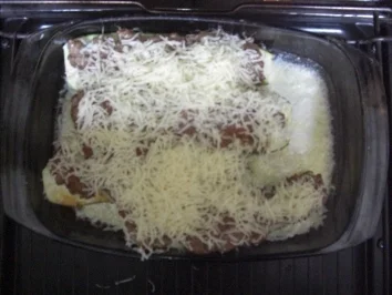 Auflauf-Zuchini mit Brät überbacken dazu Risi-Bisi Reiskugeln - Rezept - Bild Nr. 5