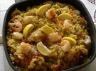 Arroz con pollo,cerdo,pescado y mariscos - Rezept