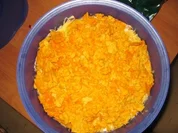 Schichtsalat mit Hack und Tacos - Rezept