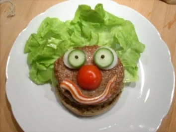 Rezept: "Clown-Burger" "Clown-Burger" - Rezept