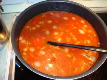 Rezept: Currywurst Gulasch Bild Nr. 7 Currywurst Gulasch - Rezept - Bild Nr. 7