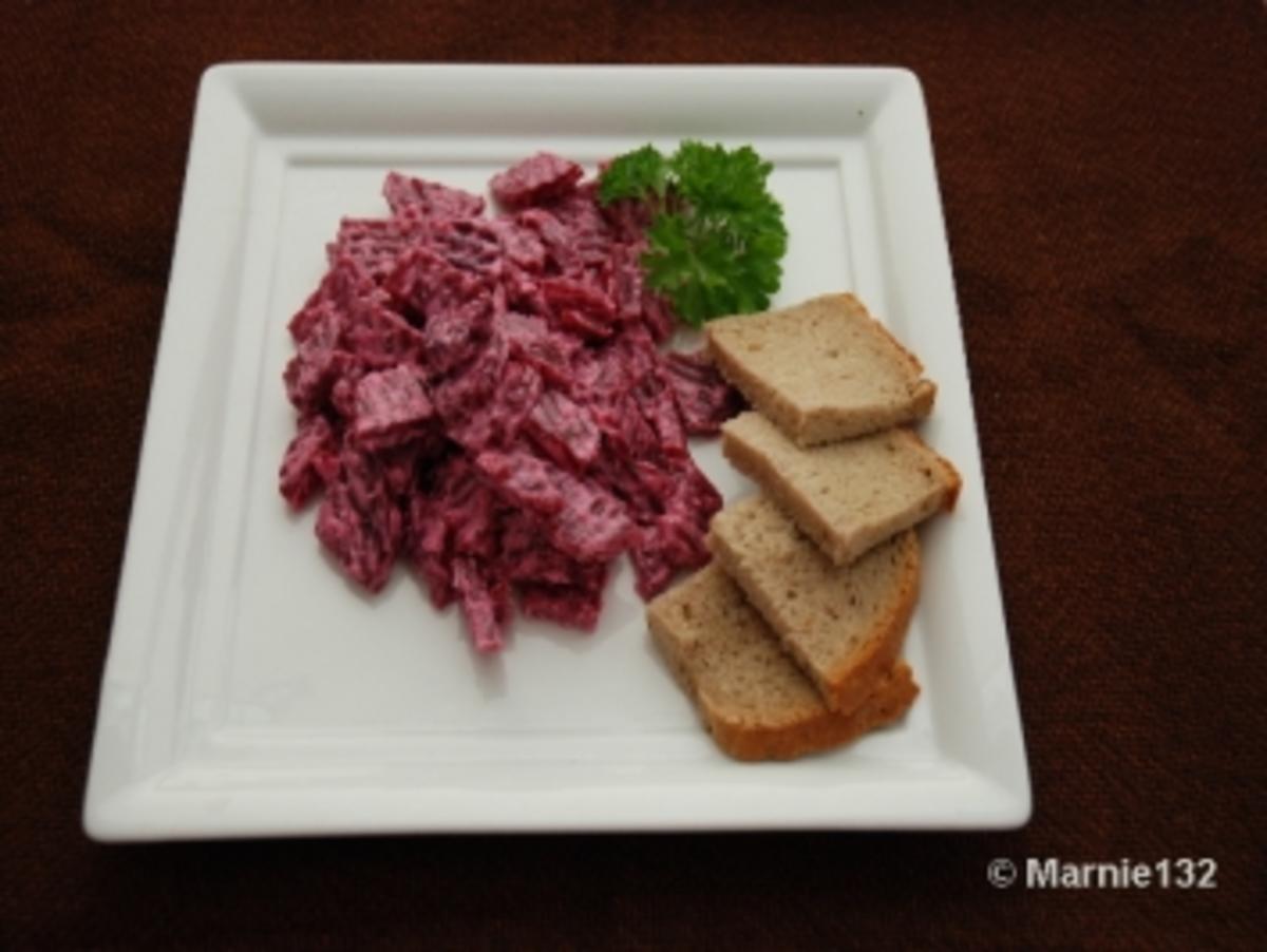 Rote Beete Blitzsalat - Rezept mit Bild - kochbar.de