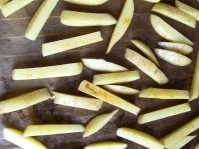 Pommes selbstgemacht, ohne Friteuse - Rezept