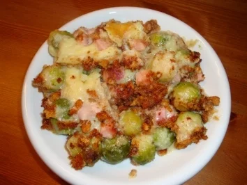 Rezept: Rosenkohlauflauf Bild Nr. 2 Rosenkohlauflauf - Rezept - Bild Nr. 2