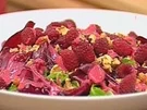 Feldsalat mit Himbeerdressing - Rezept