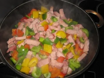 Rezept: Kasseler-Champignon-Geschnetzeltes mit Kartoffepüree Bild Nr. 2 Kasseler-Champignon-Geschnetzeltes mit Kartoffepüree - Rezept - Bild Nr. 2