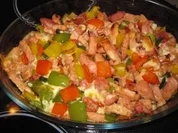 Kasseler-Champignon-Geschnetzeltes mit Kartoffepüree - Rezept