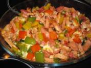 Kasseler-Champignon-Geschnetzeltes mit Kartoffepüree - Rezept
