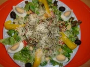 Rezept: SALADE TIEDE AUX CHAMPIGNONS ET LARDONS SALADE TIEDE AUX CHAMPIGNONS ET LARDONS - Rezept