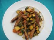 Mittagessen: Nürnberger Bratwurst auf mediterrane Art - Rezept
