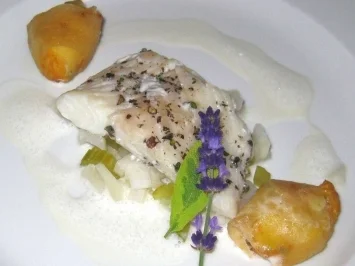 Heilbutt mit Zitronenthymian an Kartoffel-Meerrettichpralinen - Rezept