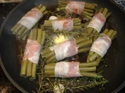 Frische Buschböhnchen im Speckmantel - Rezept