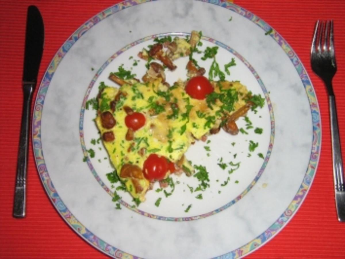 Pfifferling-Fritata Rezept Gesendet von heinzelfrau