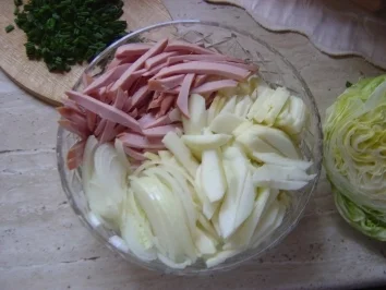 Apfel-Wurstsalat mit Calvados - Rezept - Bild Nr. 4