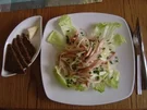 Apfel-Wurstsalat mit Calvados - Rezept