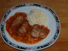 Schweinefilet-Medallions mit Paprika-Zucchini-Sugo - Rezept